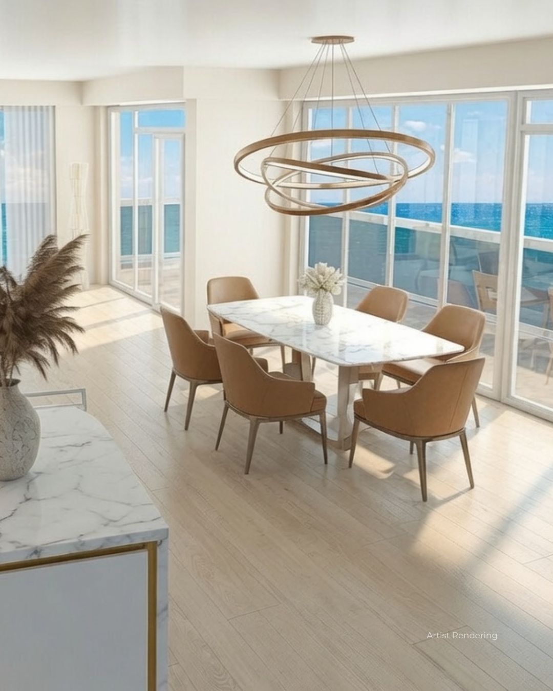 1110 King West condominium suite interior rendering