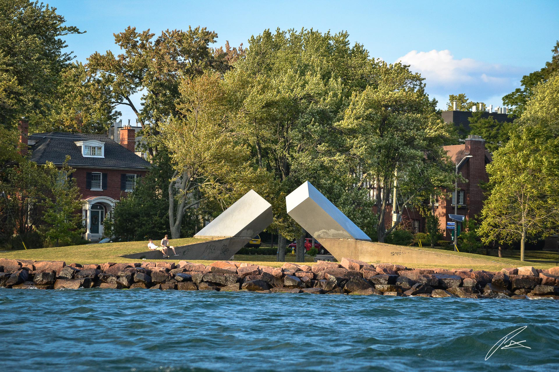 Kingston waterfront public art photographed by Hulley Collective