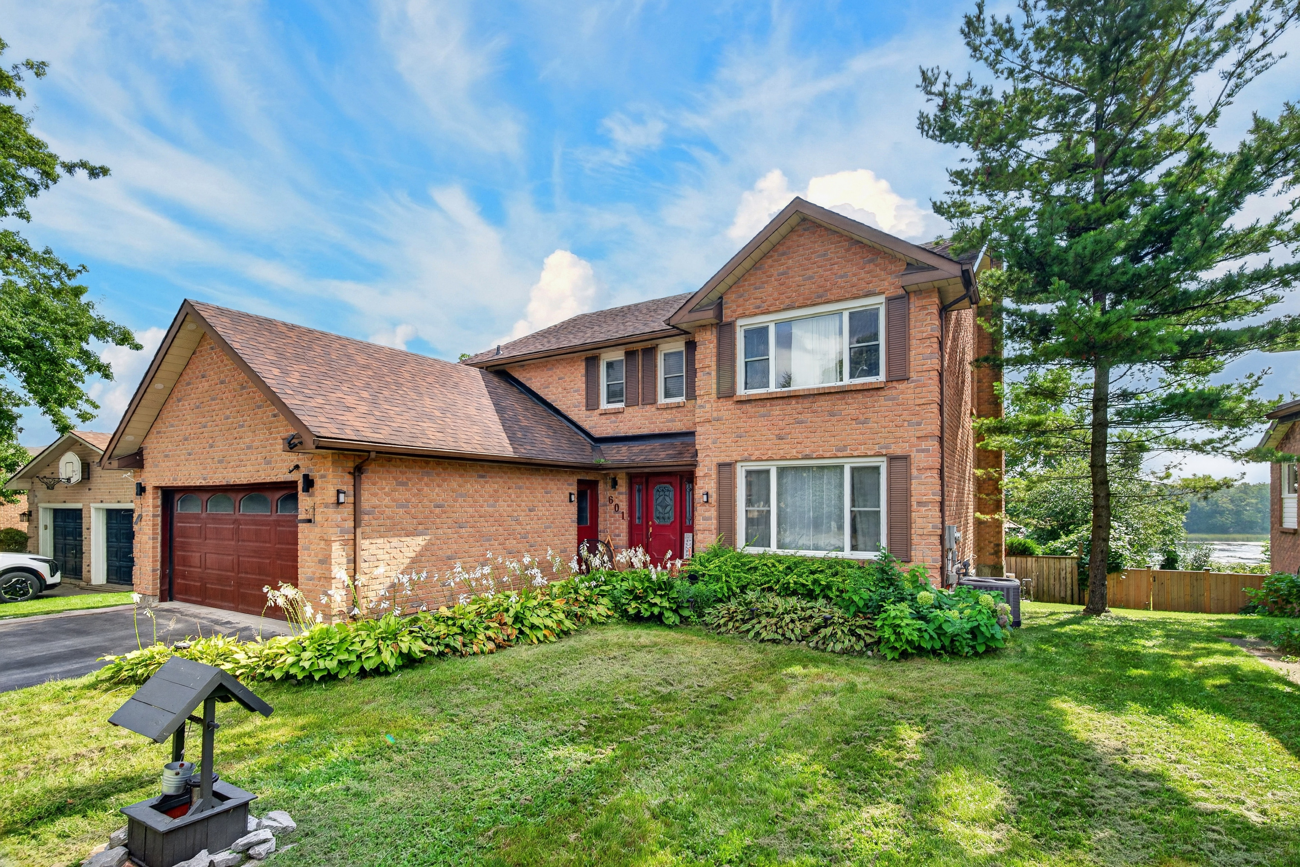 Private inground pool and backyard at 601 Forest Hill Drive in Kingston