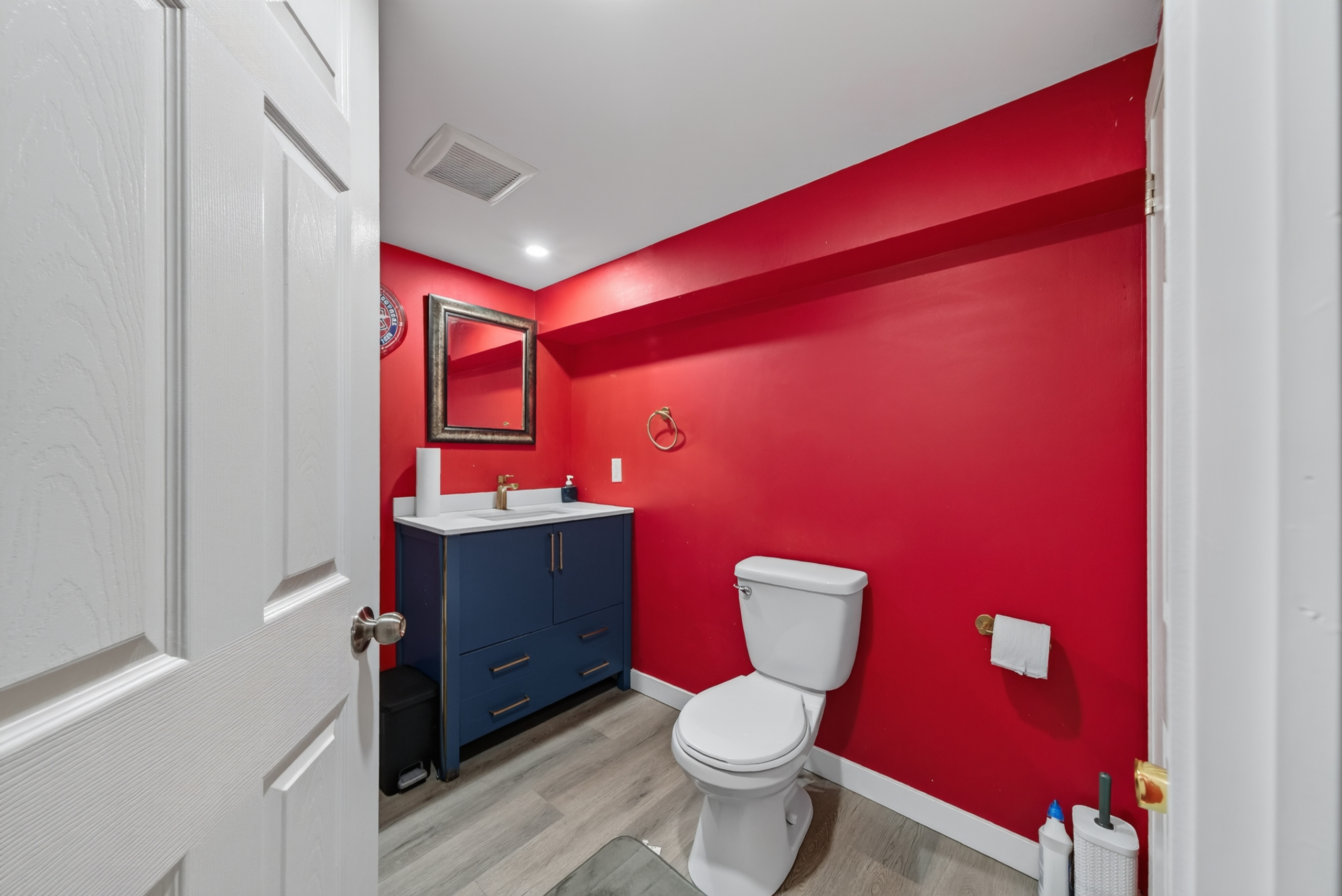 Lower-level bathroom 601 Forest Hill Drive