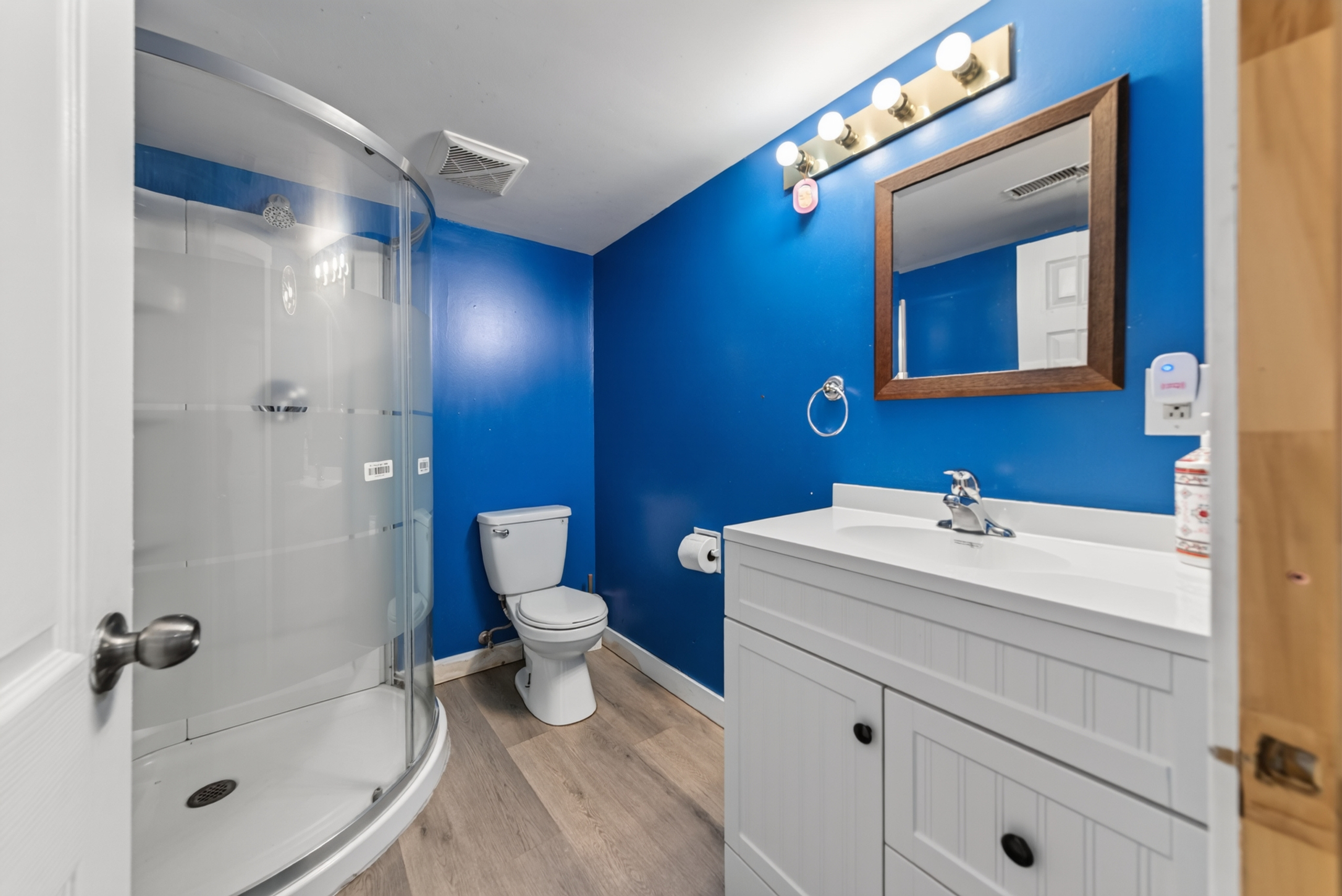 Lower-level bathroom 601 Forest Hill Drive